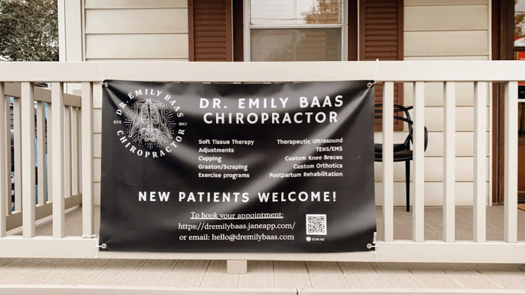 Dr. Emily Baas - Registered Chiropractor | 230 King St, Thorndale, ON N0M 2P0, Canada | Phone: (548) 388-3296