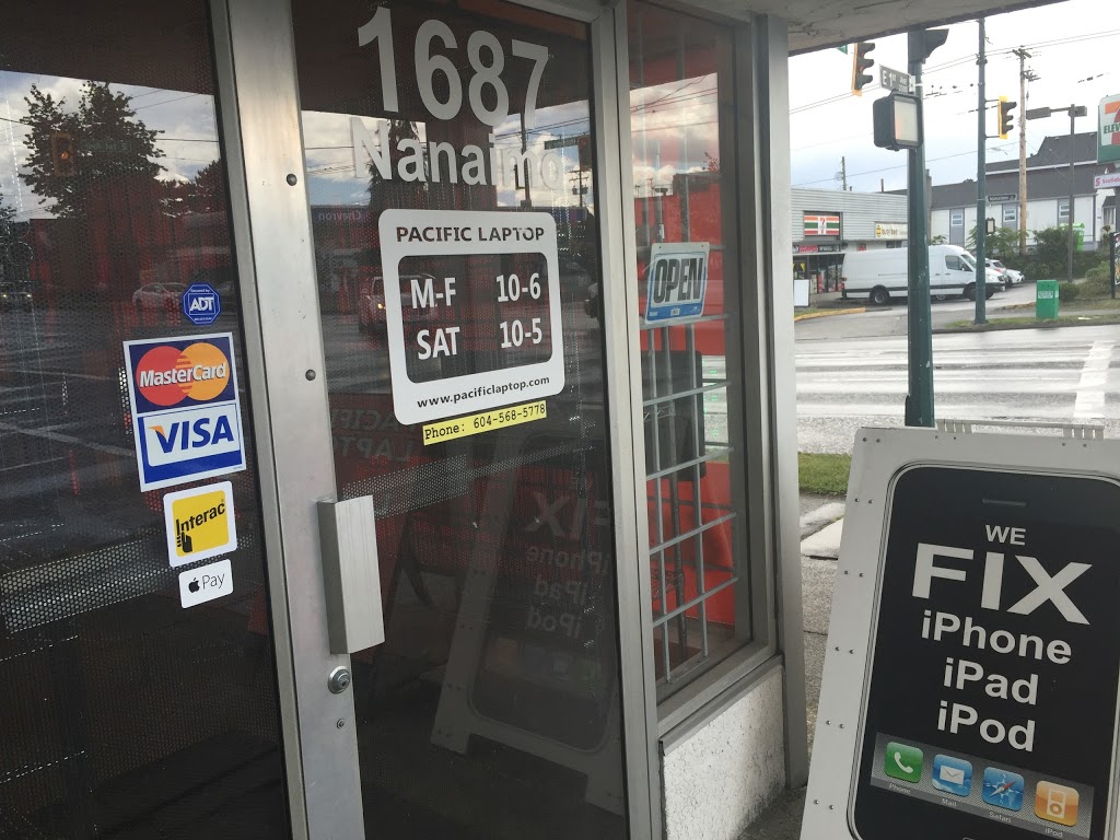 Pacific Laptop Inc | 1687 Nanaimo Street, Vancouver, BC V5L 4T9, Canada | Phone: (604) 568-5778
