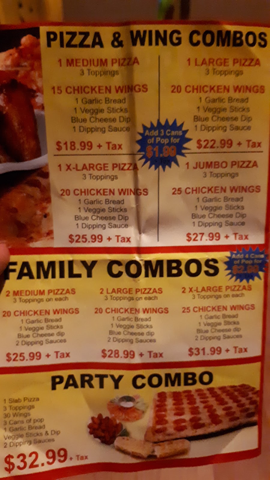 Queens Pizza & Wings | 838 King St E, Hamilton, ON L8M 1B4, Canada | Phone: (905) 545-0101