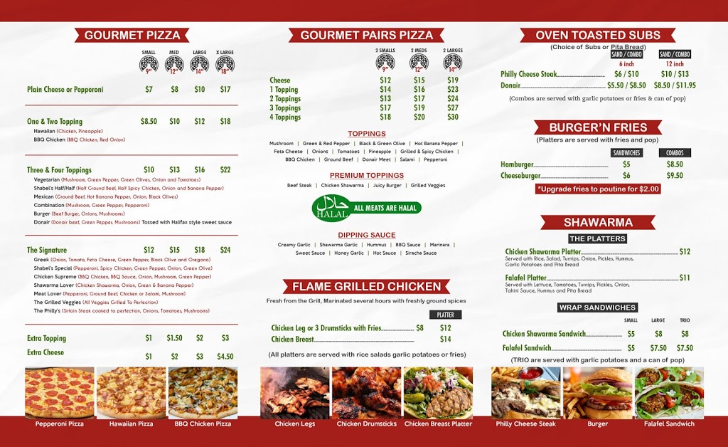 Shabel Halal Pizza & Grill | restaurant | 107 Mann Ave, Ottawa, ON K1N 5A4, Canada | 6132379229 OR +1 613-237-9229
