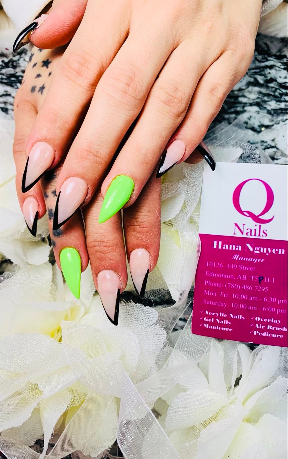 Q-Nails | 10126 149 St, Edmonton, AB T5P 1L1, Canada | Phone: (780) 486-7295