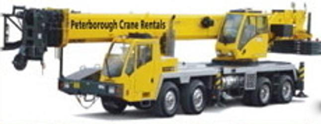 Peterborough Crane Rental | 1454 Moore Dr, Cavan, ON L0A 1C0, Canada | Phone: (705) 741-5353