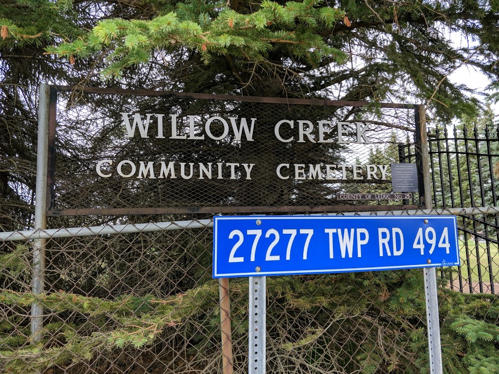 Willow Creek Community Cemetery | 27277 Township Rd 494, Calmar, AB T0C 0V0, Canada