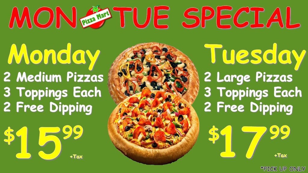 Pizza Mart | 8565 ON-27, Woodbridge, ON L4L 1A7, Canada | Phone: (905) 851-7001