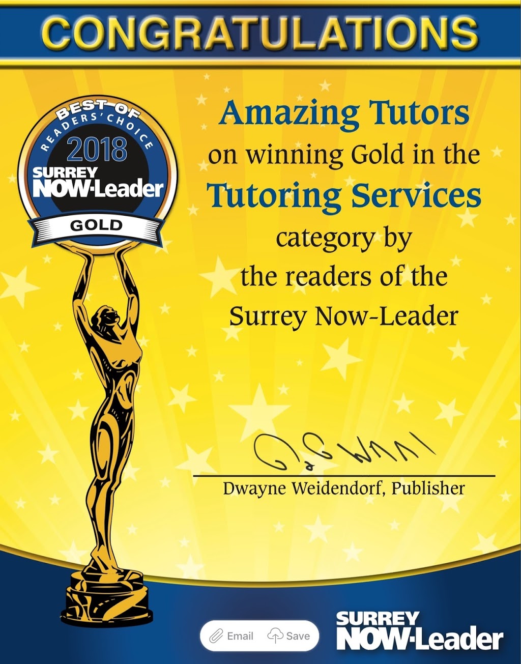 Amazing Tutors Inc | 13588 88 Ave #201, Surrey, BC V3W 3K8, Canada | Phone: (604) 765-4099