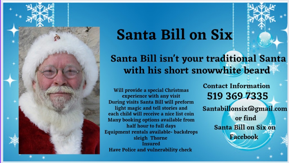 Santa Bill on Six | 312616 Hwy 6 RR3, Durham, ON N0G 1R0, Canada | Phone: (519) 369-7335