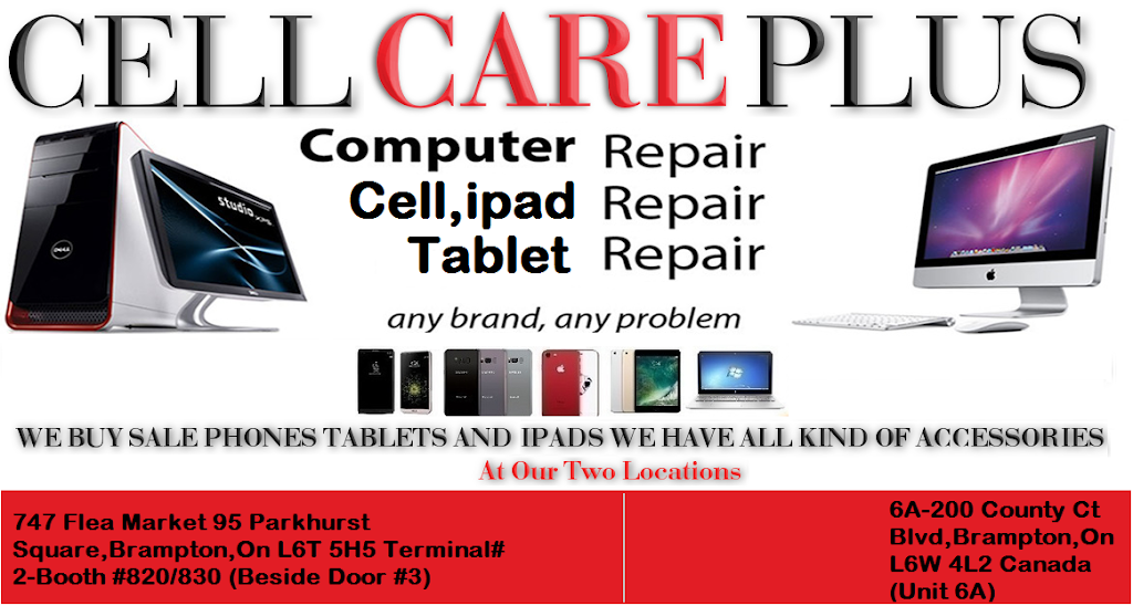 Cell care plus | 95 Parkhurst Square, Brampton, ON L6T 5H5, Canada | Phone: (647) 517-1800