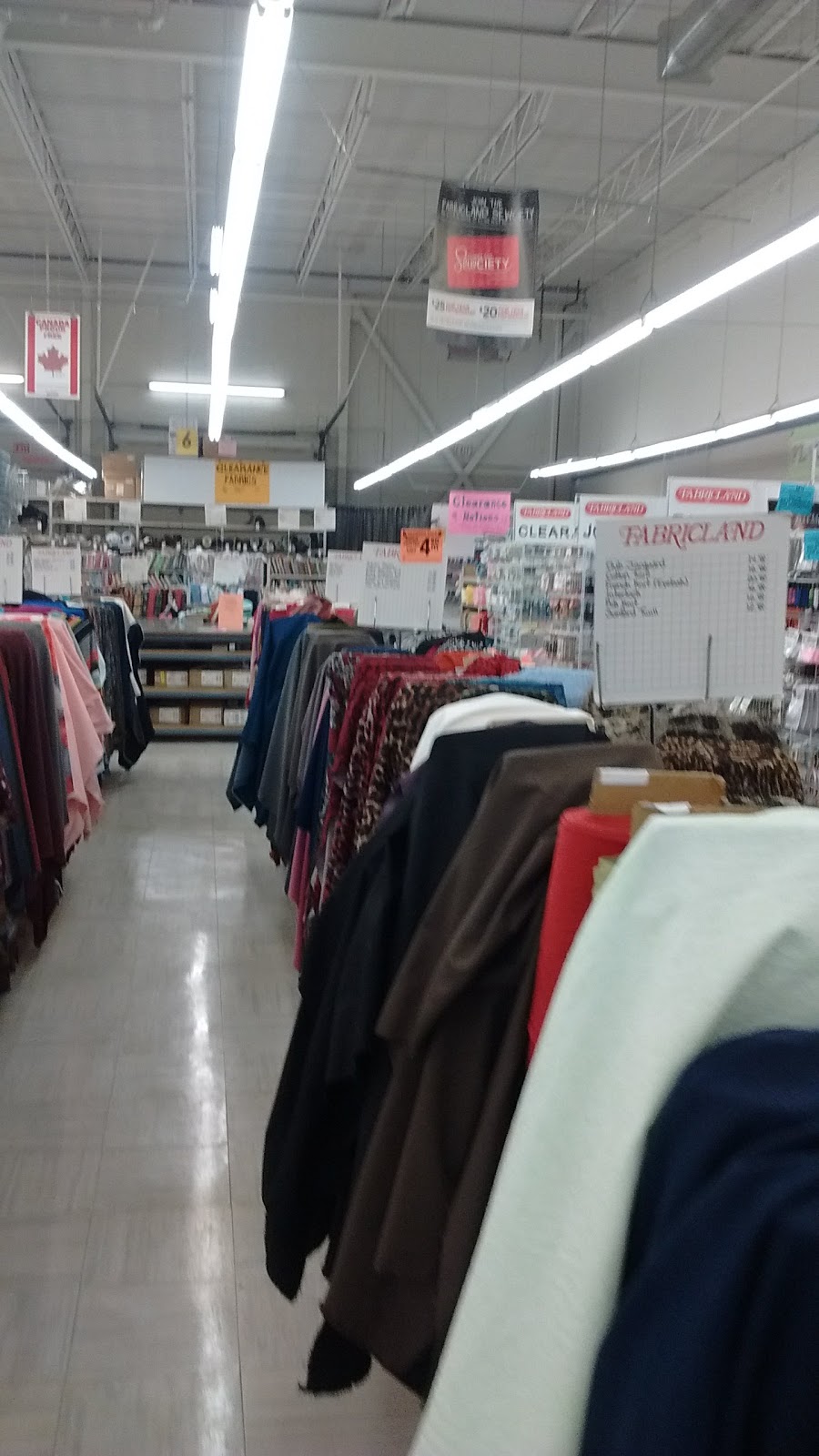 Fabricland | 215 Carnegie Dr, St. Albert, AB T8N 5B1, Canada | Phone: (780) 460-9136