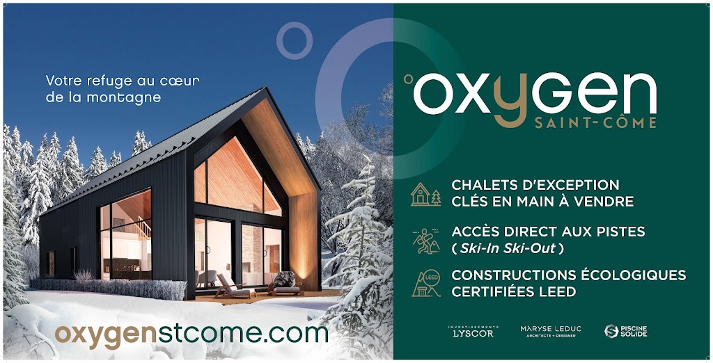 Chalet le Refuge-831, OXYGEN SAINT-CÔME | 831 Rue Val St Côme, Saint-Côme, QC J0K 2B0, Canada | Phone: (514) 835-7777