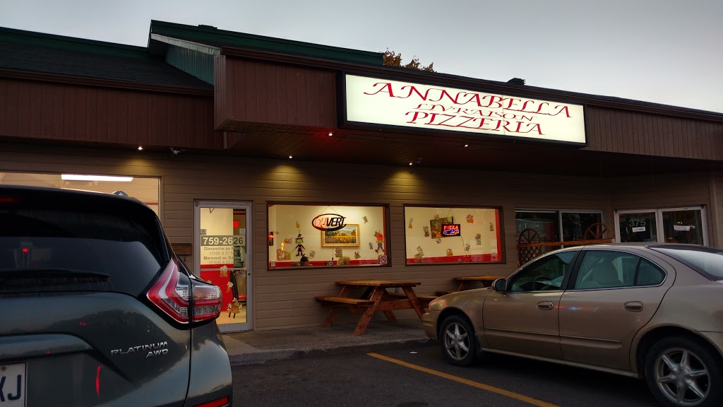 Pizzeria Annabella | 369 Rue Beaudry N, Joliette, QC J6E 6A7, Canada | Phone: (450) 759-2626