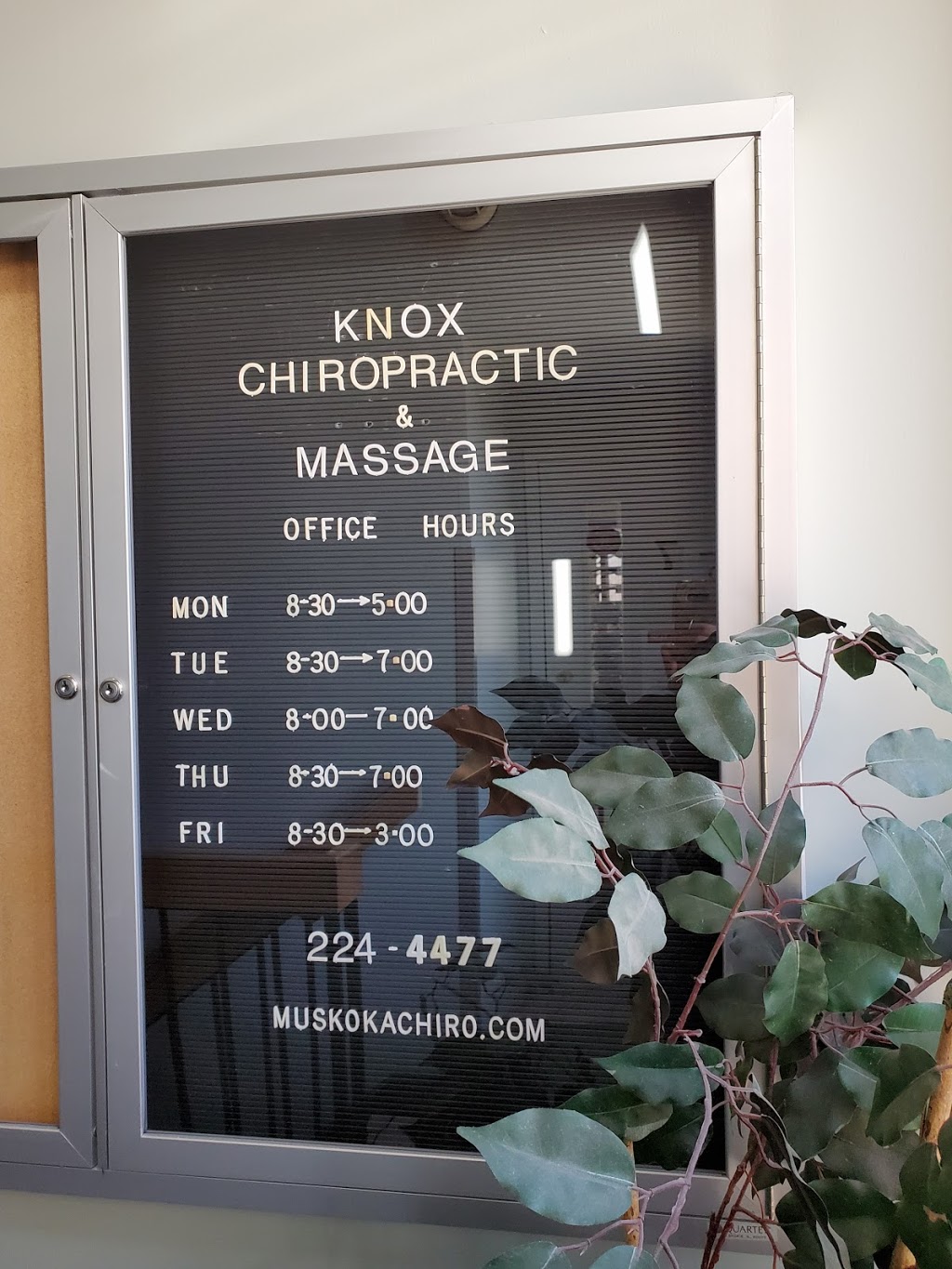 Knox Chiropractic and Massage | 367 Muskoka District Road 3, Huntsville, ON P1H 2C2, Canada | Phone: (705) 224-4477