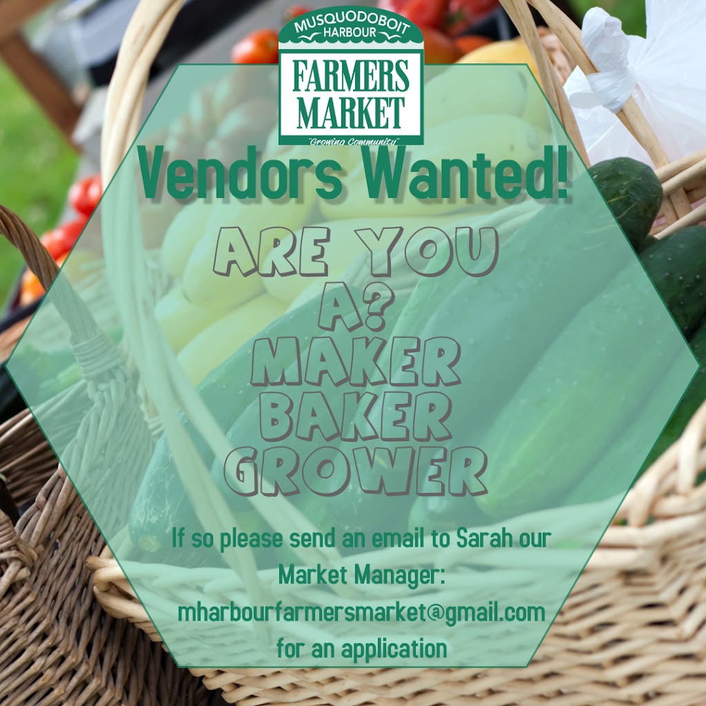 Musquodoboit Harbour Farmers Market | 67 Park Rd, Musquodoboit Harbour, NS B0J 2L0, Canada | Phone: (902) 220-9114