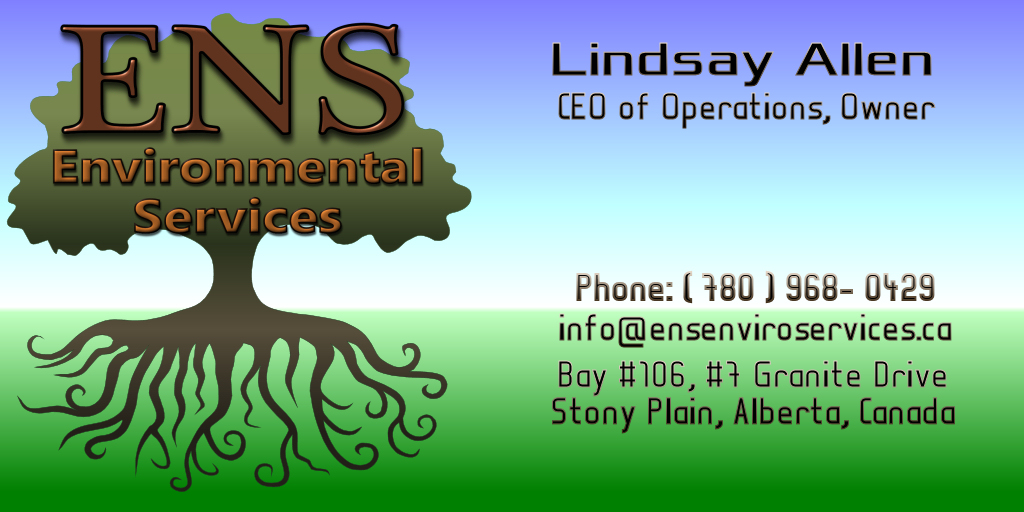 ENS Environmental Services | 7 Granite Dr Bay #106, Stony Plain, AB T7Z 1V8, Canada | Phone: (780) 968-0429