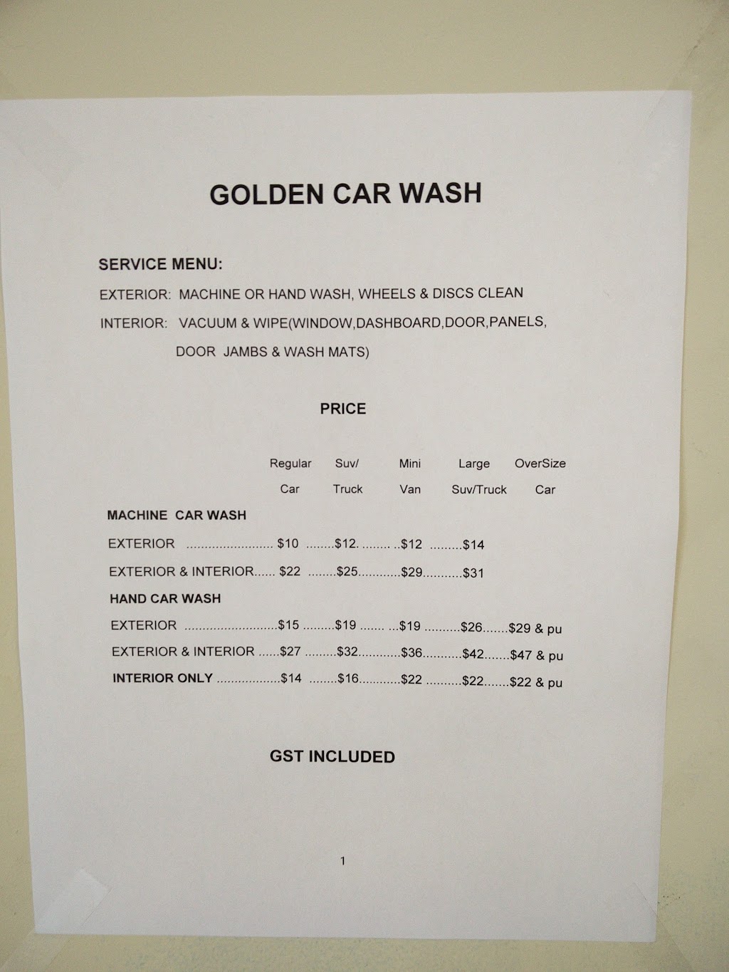 Golden Car Wash | 5108 Imperial St, Burnaby, BC V5J 1E2, Canada | Phone: (604) 454-1862