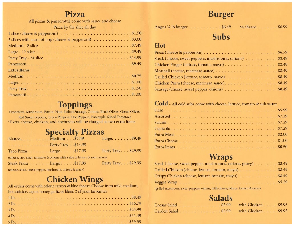 Angelinas Pizzeria | 312 King St, Welland, ON L3B 3K1, Canada | Phone: (905) 788-3700