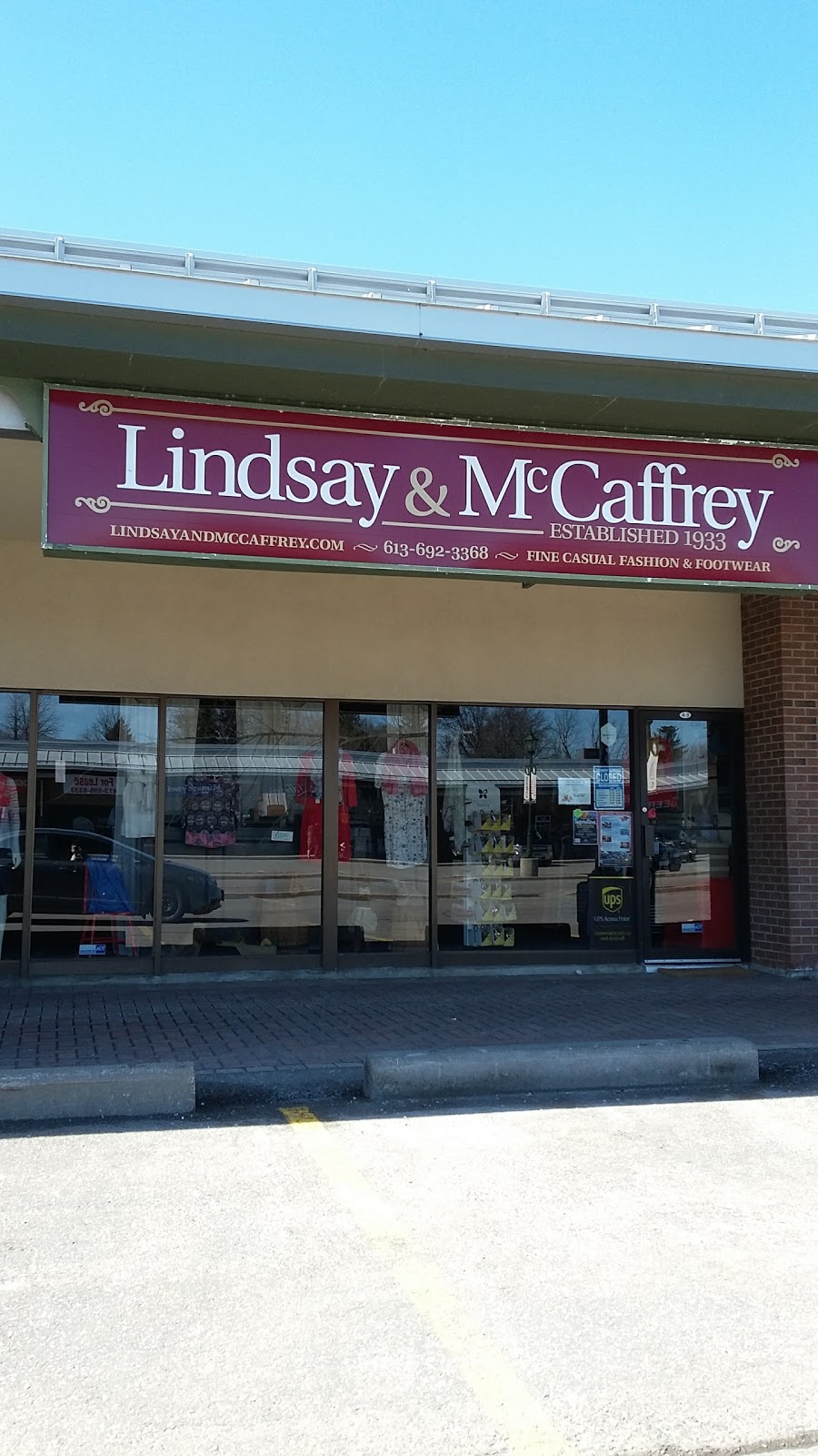 Lindsay & McCaffrey Limited | clothing store | 1160 Beaverwood Rd, Manotick, ON K4M 1L7, Canada | 6136923368 OR +1 613-692-3368
