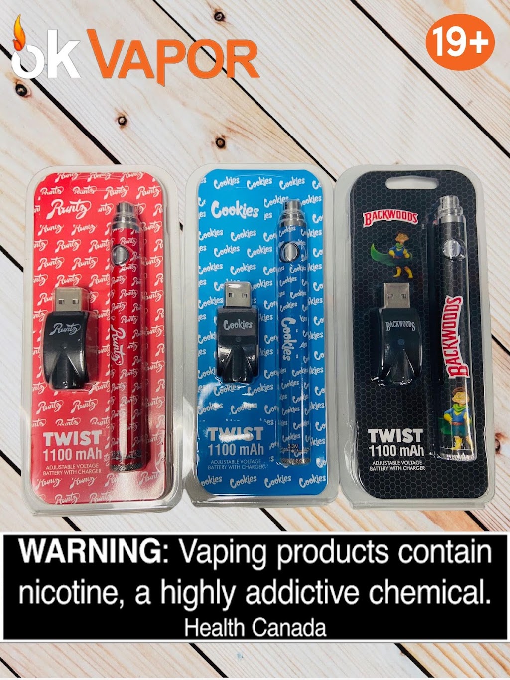 Ok Vapor E Hastings | 3490 E Hastings St, Vancouver, BC V5K 0A3, Canada | Phone: (604) 293-1888