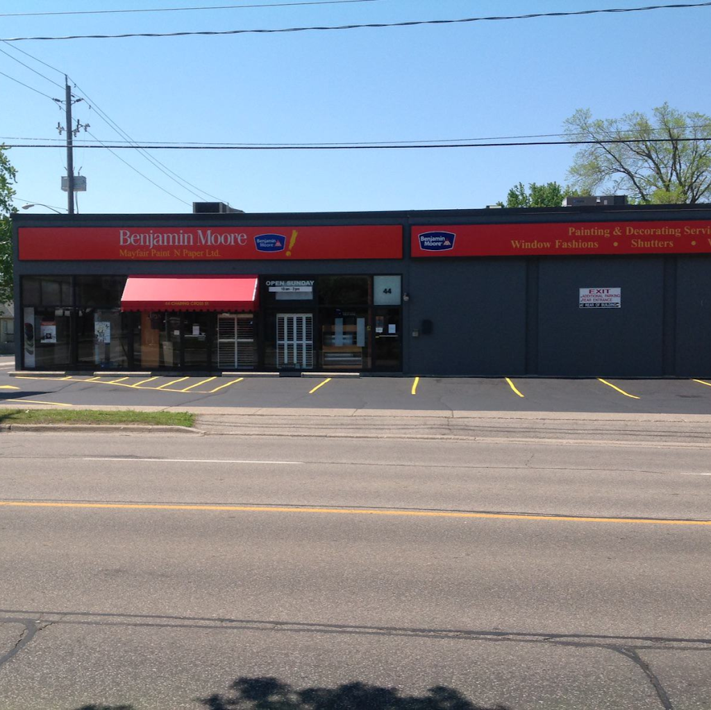 Mayfair Paint N Paper | 44 Charing Cross St, Brantford, ON N3R 2H2, Canada | Phone: (519) 756-9790