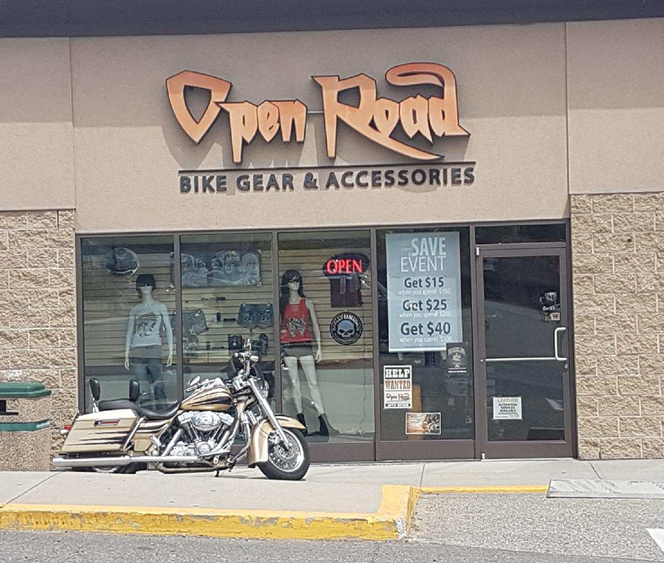Open Road - Motorcycle Gear & Accessories | Unit #100, 2330 Highway 97 South, West Kelowna, BC V4T 2P3, Canada | Phone: (250) 768-3078