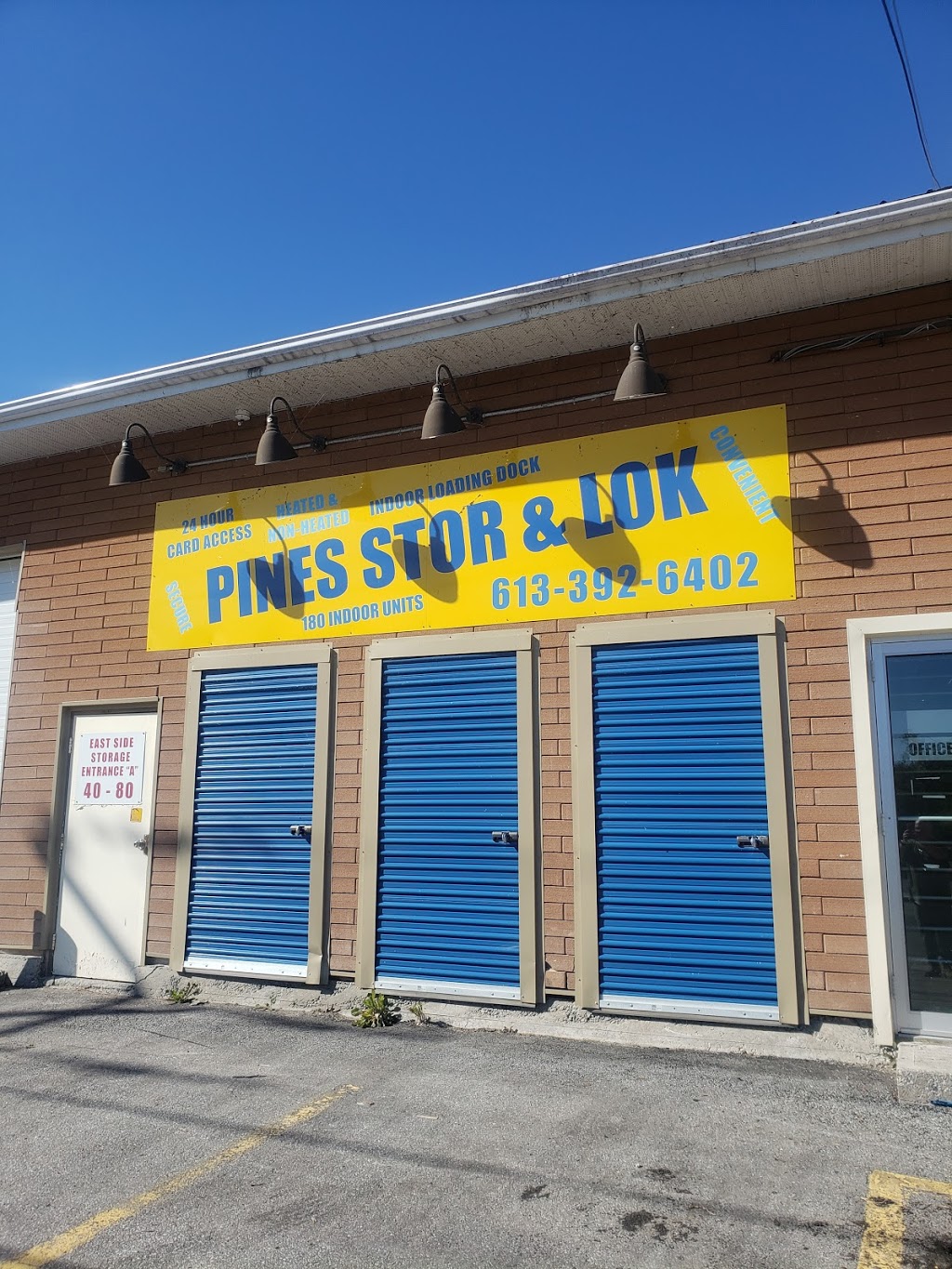 Pines Stor & Loc | 112 Trent St S, Frankford, ON K0K 2C0, Canada | Phone: (613) 392-6402