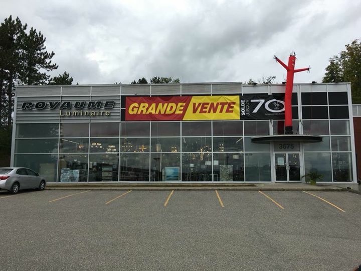 Royaume Luminaire Sherbrooke | 3675 Rue du Blanc-Coteau, Sherbrooke, QC J1L 3C1, Canada | Phone: (819) 348-0801