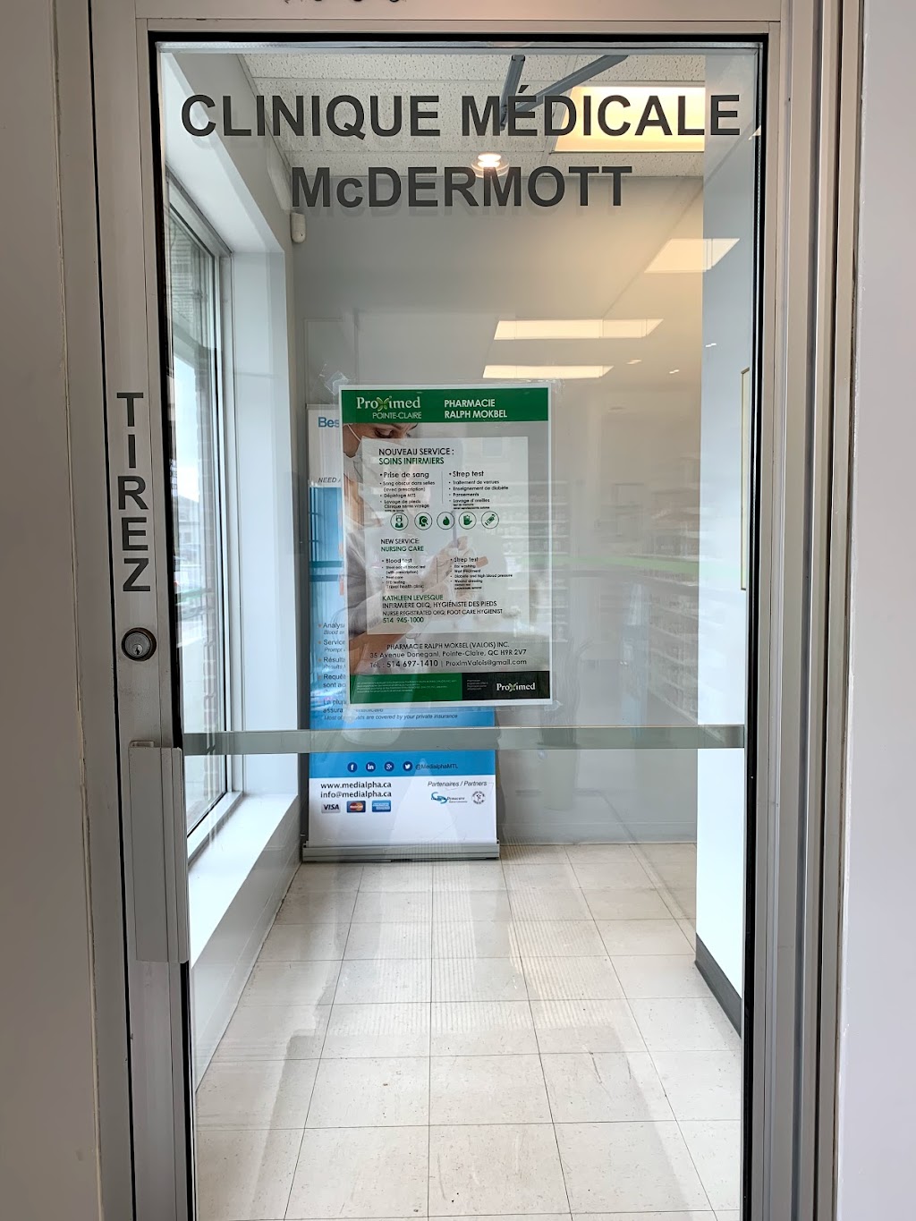 Medical Clinic McDermott | 37 Ave Donegani, Pointe-Claire, QC H9R 2V7, Canada | Phone: (514) 697-8242