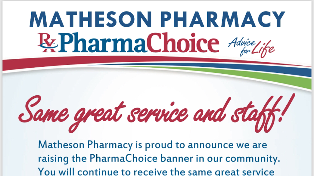 Matheson PharmaChoice Pharmacy | 801 Matheson Blvd W, Mississauga, ON L5V 2N6, Canada | Phone: (905) 502-1616