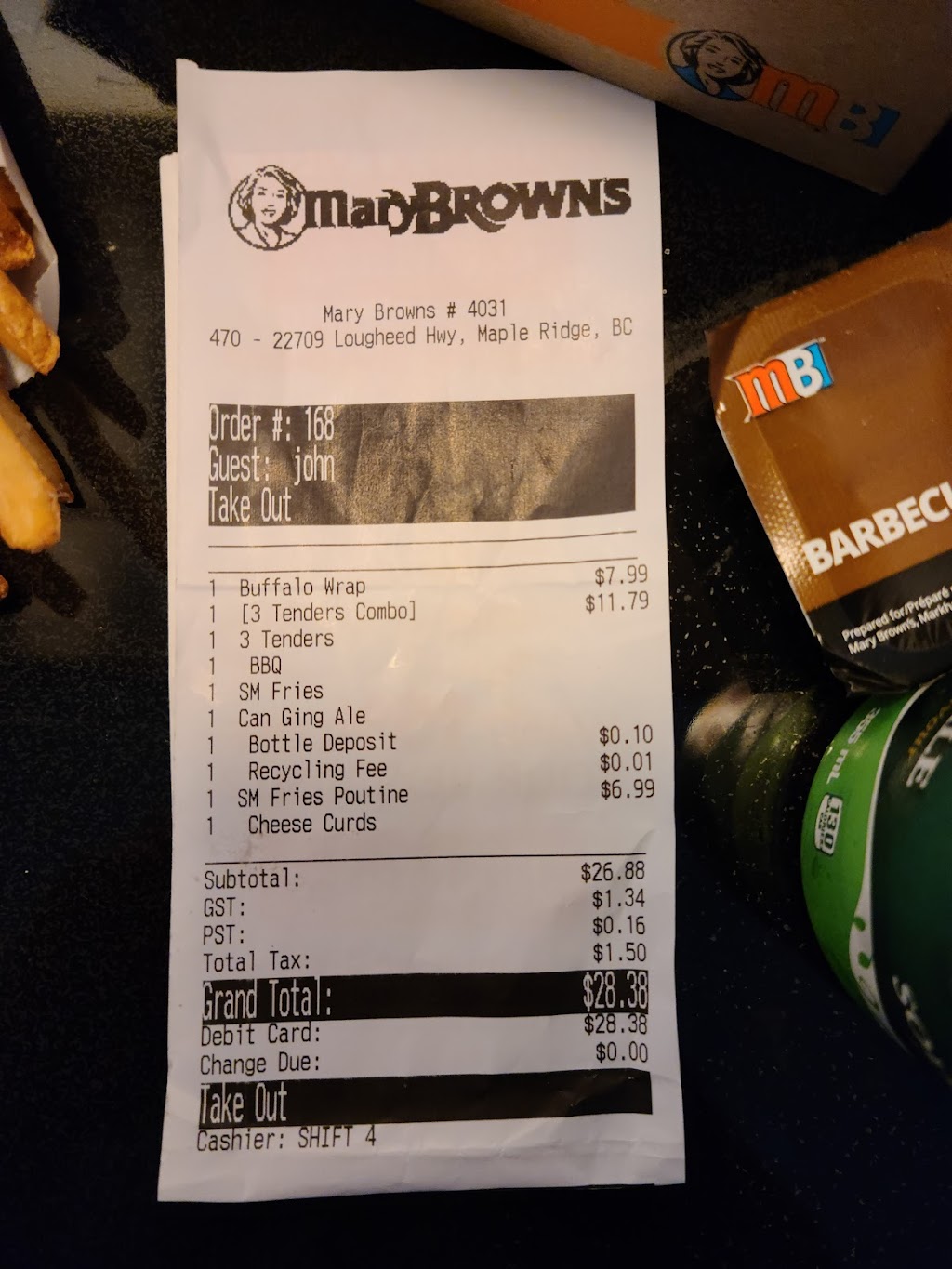 Mary Browns Chicken | 22709 Lougheed Hwy. #470, Maple Ridge, BC V2X 2V5, Canada | Phone: (604) 380-2222