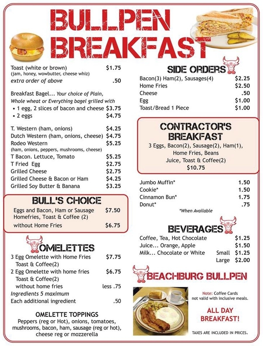 Bullpen Canteen Beachburg Arena | 14 Caroline St, Beachburg, ON K0J 1C0, Canada | Phone: (613) 582-7088