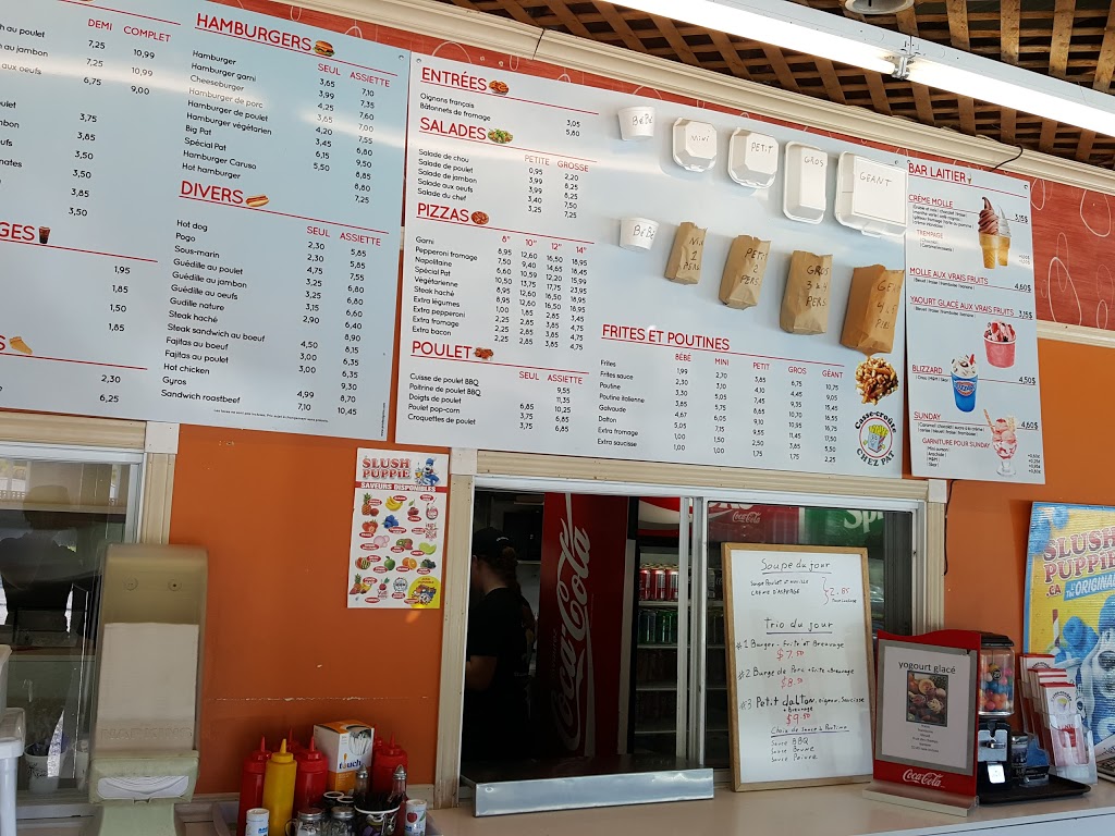 Casse-Croûte Chez Pat | 190 Rue Principale, Saint-Jacques-de-Leeds, QC G0N 1J0, Canada | Phone: (418) 424-3378