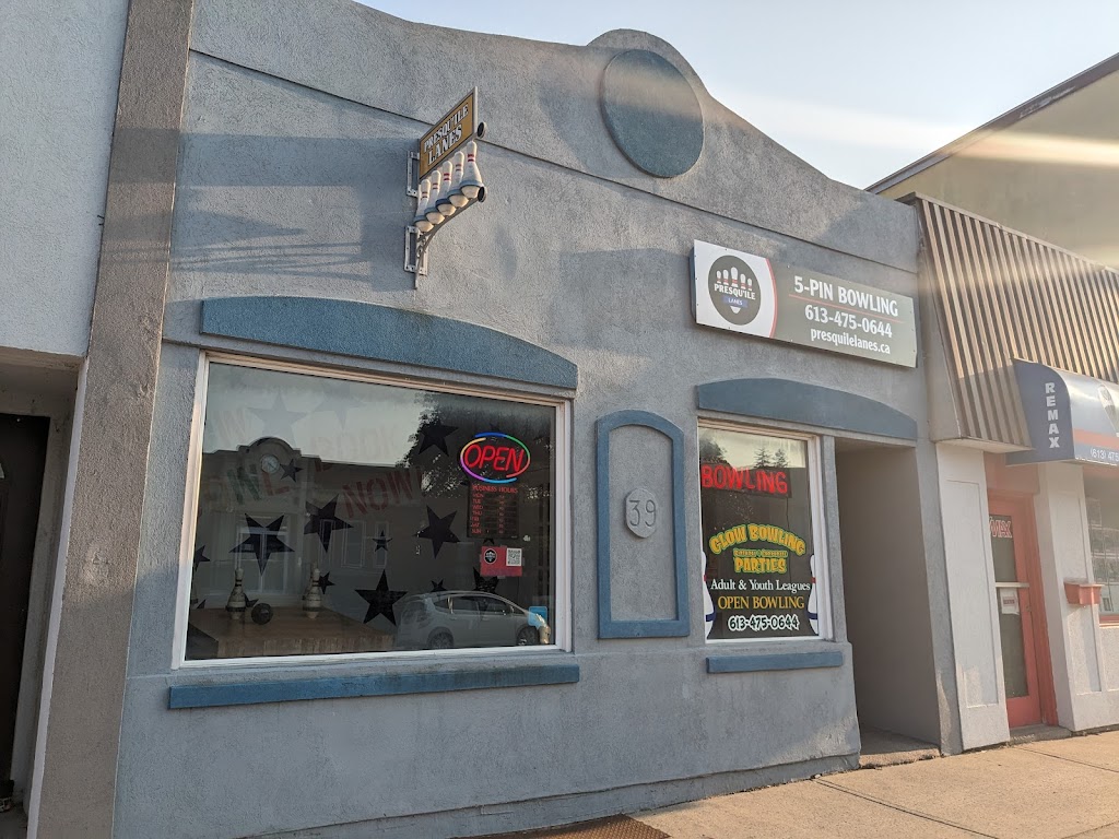 Presquile Lanes | 39 Main St, Brighton, ON K0K 1H0, Canada | Phone: (613) 475-0644