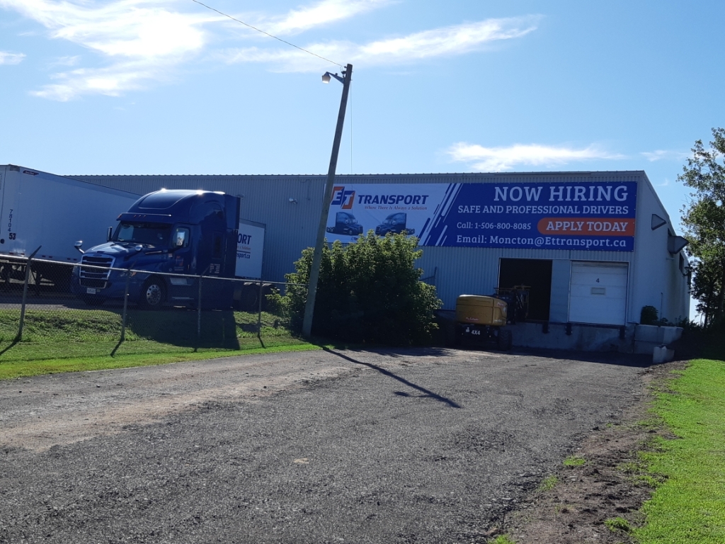 ET Transport | 161 Caledonia Rd, Moncton, NB E1H 3C7, Canada | Phone: (506) 800-8085
