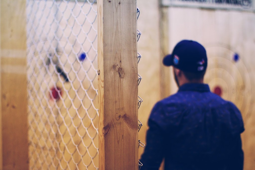 Bad Axe Throwing Mississauga | 4880 Tomken Rd Unit #1, Mississauga, ON L4W 1J8, Canada | Phone: (844) 818-0999