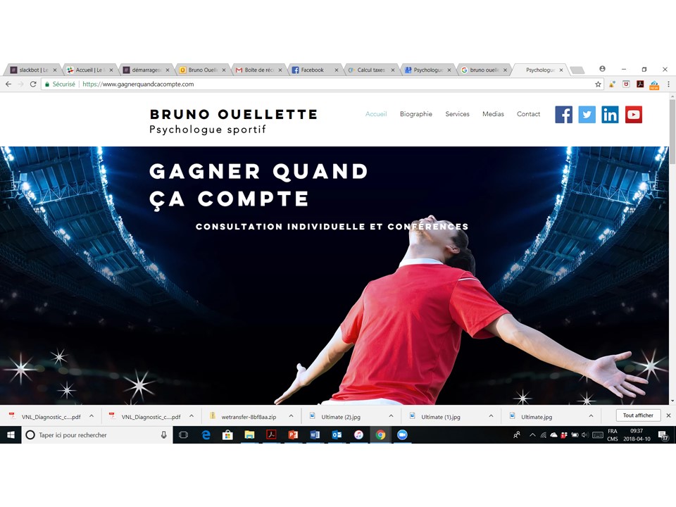 Psychologue sportif - Bruno Ouellette | 3115 Boulevard de la Pinière Bureau 200, Terrebonne, QC J6X 4P7, Canada | Phone: (514) 577-1464