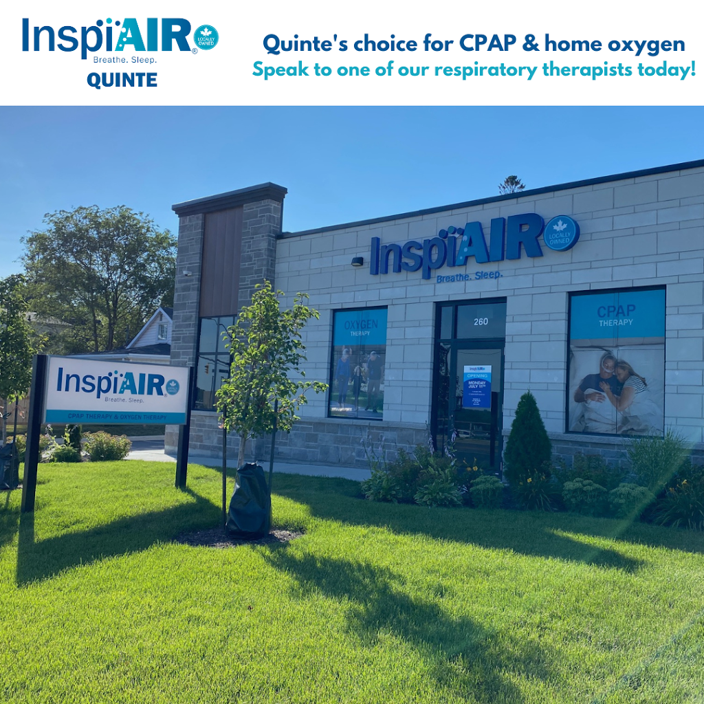 InspiAIR Quinte Oxygen & CPAP | 260 Dundas St E, Belleville, ON K8N 1E5, Canada | Phone: (613) 961-7070