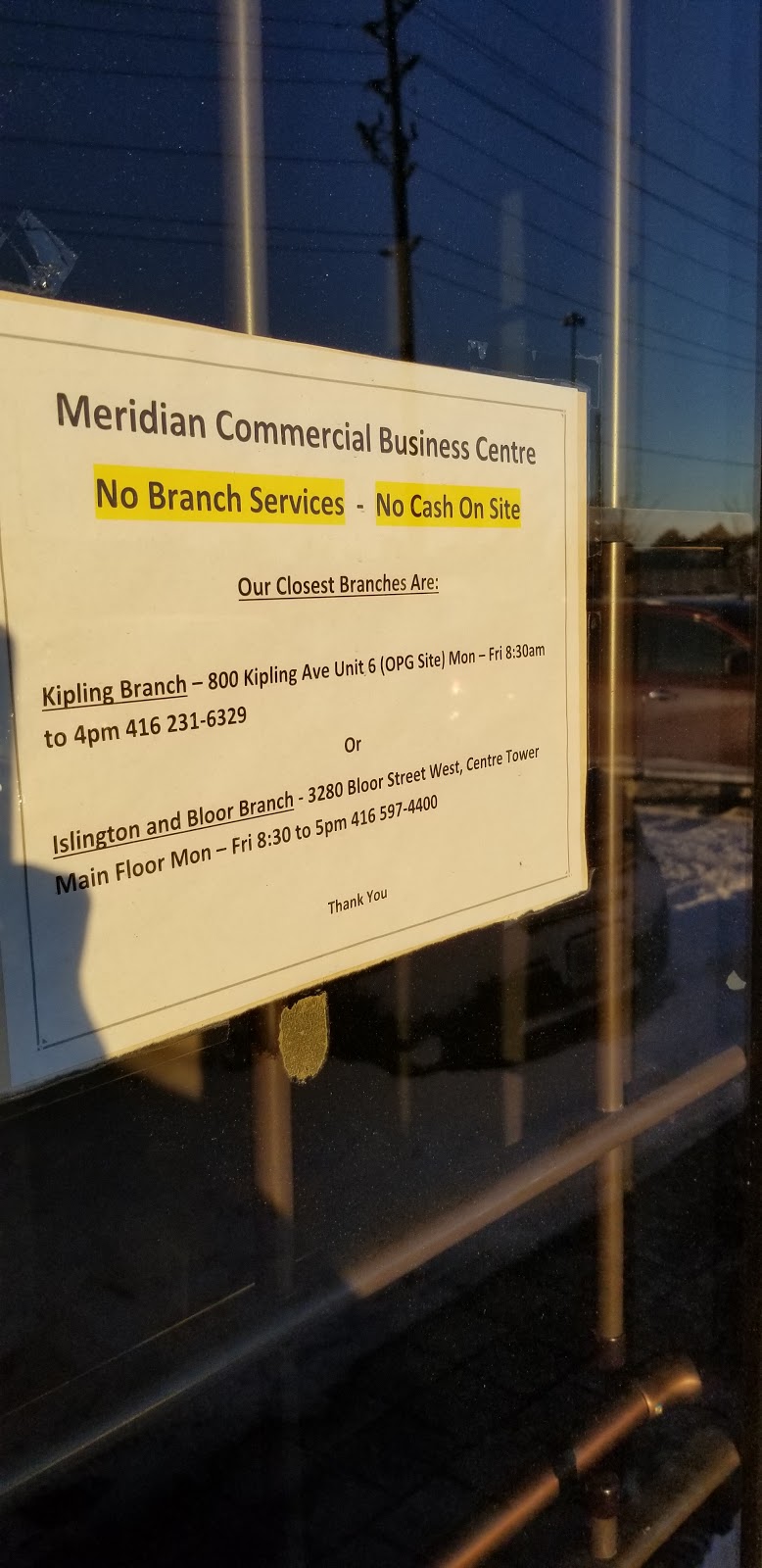 Meridian Credit Union - Commercial Business Centre | 50 Ronson Dr #155, Etobicoke, ON M9W 1B3, Canada | Phone: (416) 438-9351