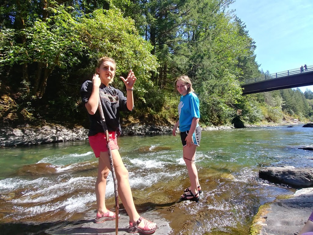 Skutz Fall parking lot trail head | Riverbottom Rd W, Lake Cowichan, BC V0R 2G0, Canada