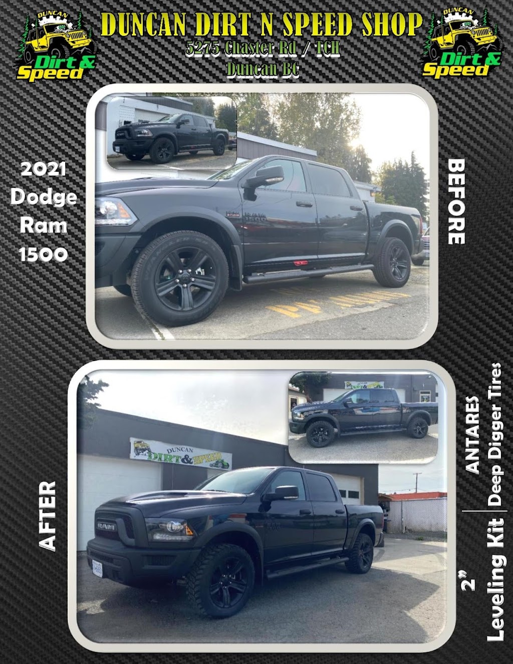 Duncan Dirt N Speed Shop | 5275 Chaster Rd, Duncan, BC V9L 5J2, Canada | Phone: (778) 422-0414