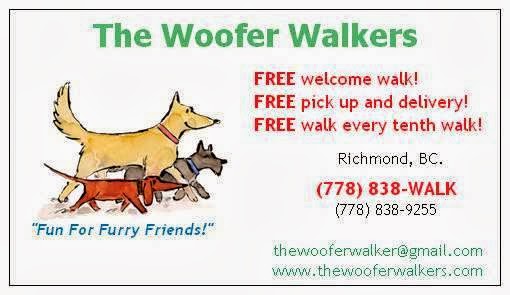 "The Woofer Walkers" GPS Tracked Dog Walking | Francis rd, No 2 Rd, Richmond, BC V7C 1K5, Canada | Phone: (778) 838-9255