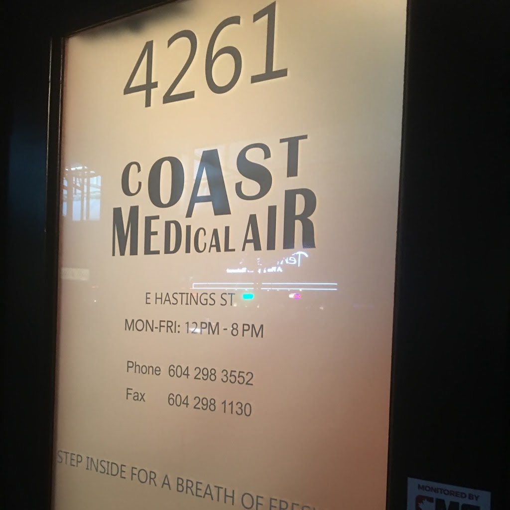 Coast Medical Air Inc. | 4261 E Hastings St, Burnaby, BC V5C 2J5 E Hastings St, Burnaby, BC V5C 2J5, Canada | Phone: (604) 298-3552