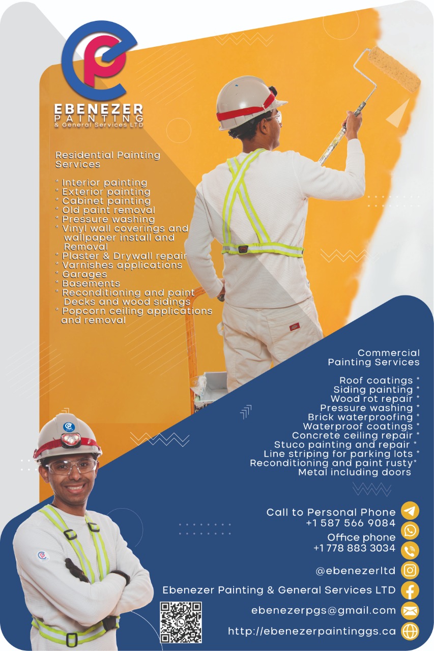 Ebenezer Painting & General services Ltd | Amberly Ct NW, Edmonton, AB T5A 2H9, Canada | Phone: (587) 566-9084