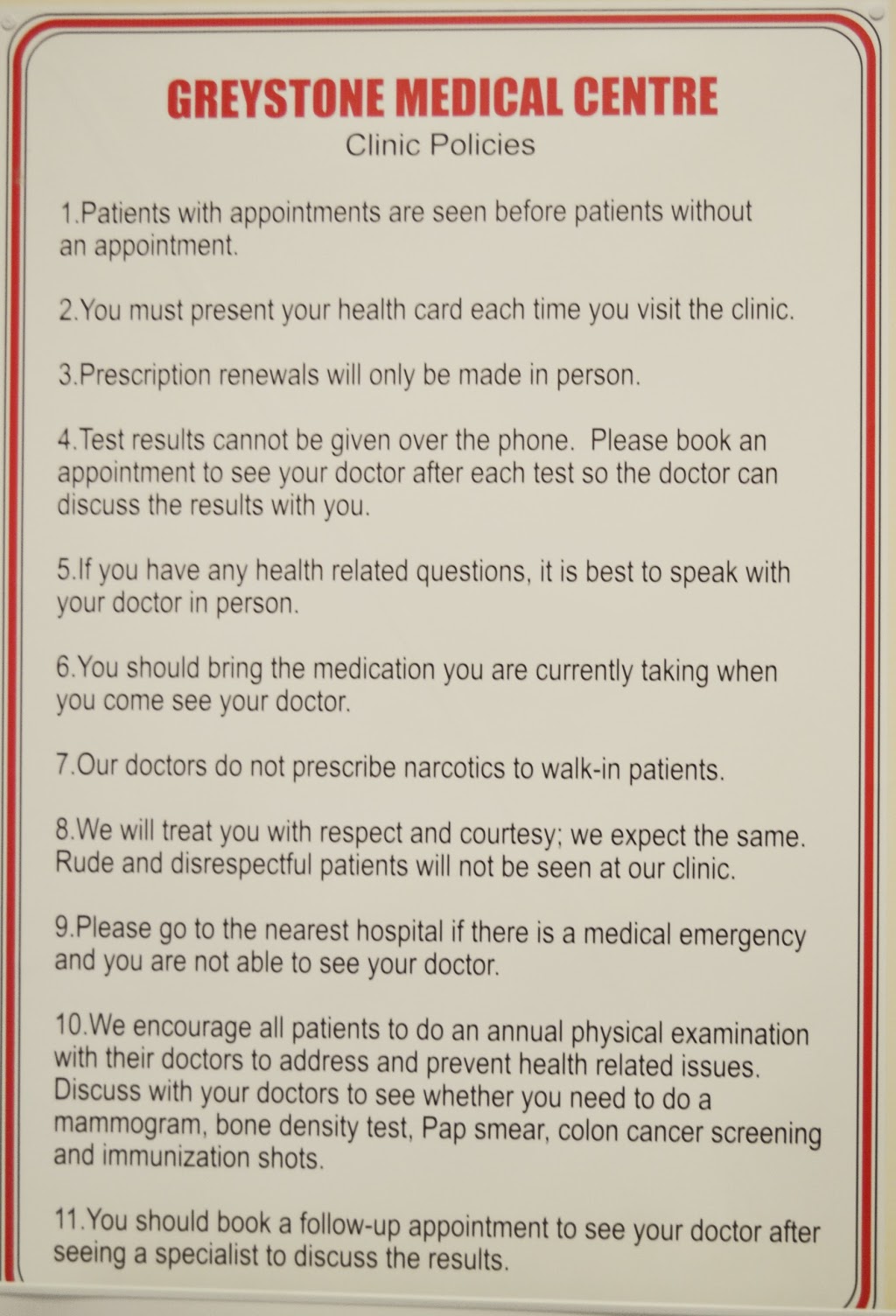 Greystone Medical Centre | 8 Greystone Walk Dr, Scarborough, ON M1K 5J2, Canada | Phone: (416) 266-5888