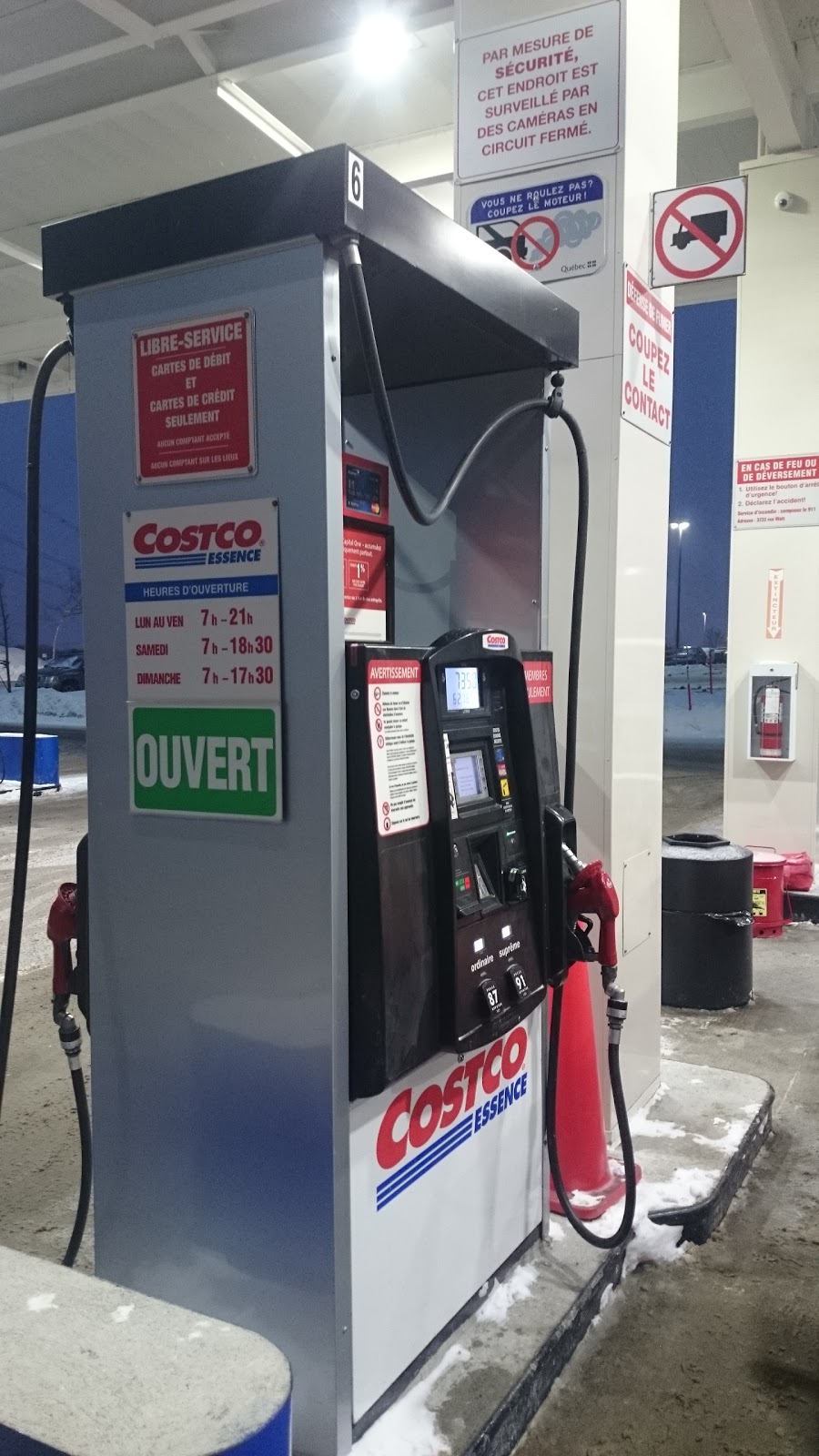 Costco Gas Station (Members Only) | 3233 Avenue Watt, Québec, QC G1X 4W2, Canada