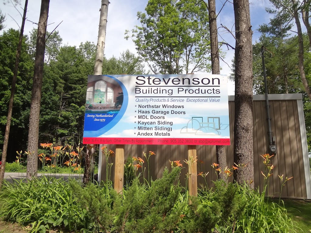 Stevenson Building Products | 5488 Roseneath Landing Rd, Roseneath, ON K0K 2X0, Canada | Phone: (905) 352-3800