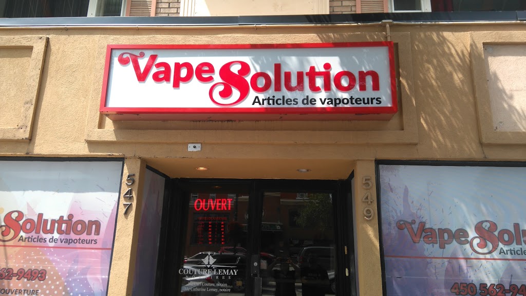 Vape Solution Lachute | 547 Rue Principale, Lachute, QC J8H 1Y6, Canada | Phone: (450) 562-9493