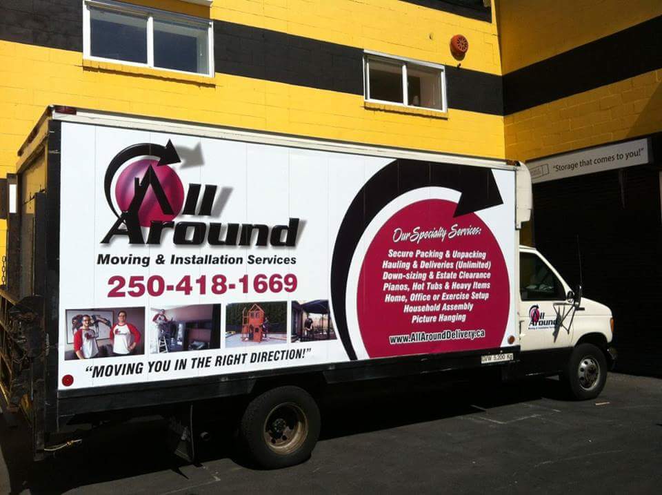 All Around Moving & Installation Services | moving company | 3635 Vitality Rd, Victoria, BC V9C 0E9, Canada | 2504181669 OR +1 250-418-1669