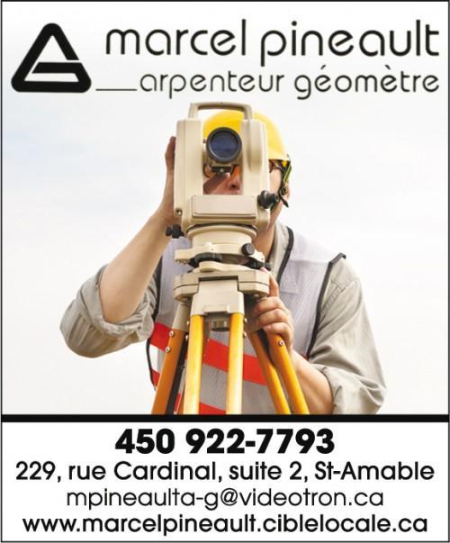 Marcel Pineault Arpenteur-Géomètre | 569 Rue de lÉglise N, Saint-Amable, QC J0L 1N0, Canada | Phone: (450) 922-7793