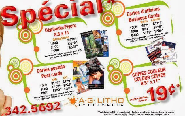 AG Litho | 5557 Av. Adalbert, Montréal, QC H4W 2B3, Canada | Phone: (514) 342-5692