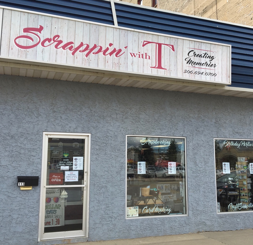 Scrappin With T | 26B Main St N, Moose Jaw, SK S6H 3J6, Canada | Phone: (306) 694-0700