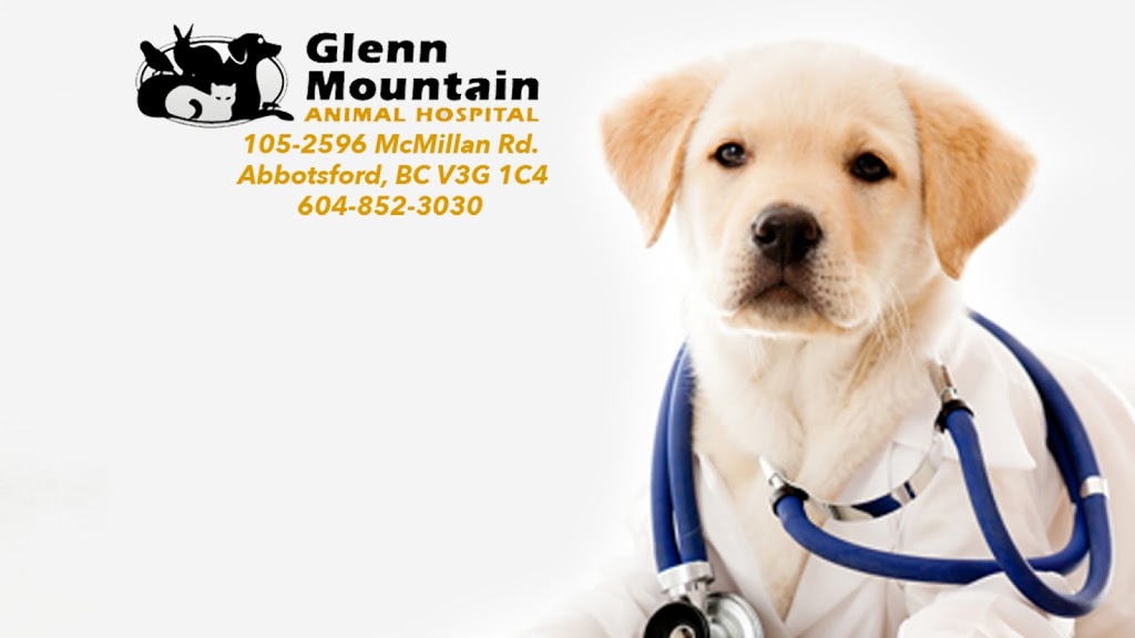 Glenn Mountain Animal Hospital | 2596 McMillan Rd #105, Abbotsford, BC V3G 1C4, Canada | Phone: (604) 852-3030
